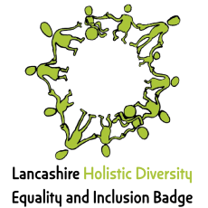 Lancashire Holistic Diversity Equality and Inclusion Badge Logo