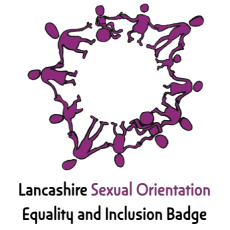 Lancashire Sexual Orientation Equality and Inclusion Badge Logo